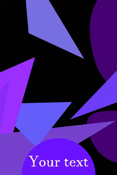 Fondo geométrico abstracto poligonal. El patrón en el estilo de origami, que consiste en triángulos . — Archivo Imágenes Vectoriales