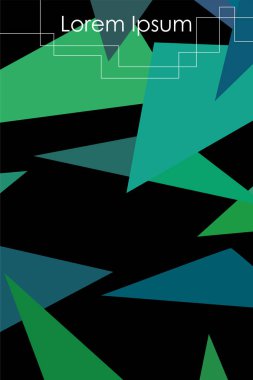 Geometrik soyut poligonal arka plan. Üçgenlerden oluşan origami stilinde desen.