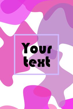 Soyut Akışkan yaratıcı şablon, kart, renk kapağı. Suluboya tasarımı, sıvılar, şekiller. Trendy vektör.