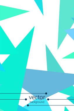 Geometrik şekillerle yapılmış broşür ve kapaklar için soyut modern poligonal arka plan.