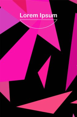 Geometrik soyut poligonal arka plan. Üçgenlerden oluşan origami stilinde desen.