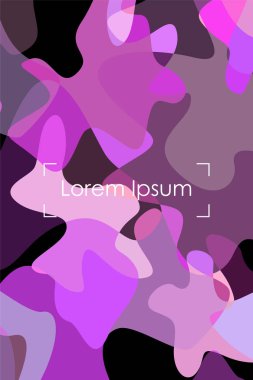 Soyut Akışkan yaratıcı şablon, kart, renk kapağı. Suluboya tasarımı, sıvılar, şekiller. Trendy vektör.