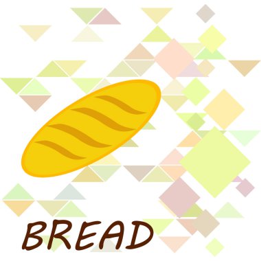 Fırın geçmişi. Çizgi grafikleri. Ekmek koleksiyonu. Ekmek Evi. Üst görünüm illüstrasyonu işleniyor. Vektör illüstrasyonu