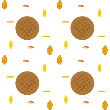 Fırın ürün gıda toplama vektör çizim