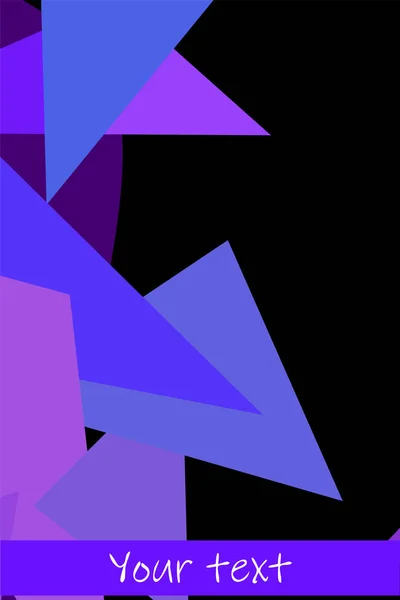 Geometrische abstrakte polygonale Hintergrund. das Muster im Stil des Origami, das aus Dreiecken besteht. — Stockvektor