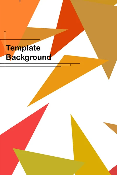 Abstrakter, moderner poligonaler Hintergrund für Broschüren und Einbände mit geometrischen Formen. — Stockvektor