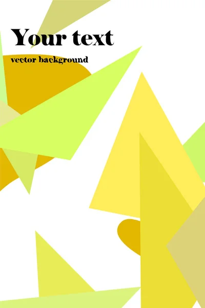 Abstraktní moderní poligonální pozadí pro brožury a přikrývky, vyrobené geometrickými tvary. — Stockový vektor