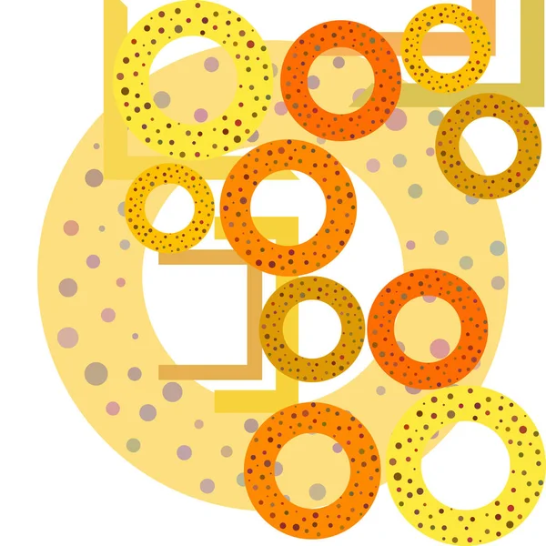 百吉饼与罂粟和芝麻种子平面设计 面包产品的矢量插图 吃新鲜美味的面包 — 图库矢量图片