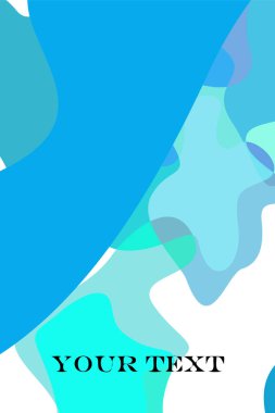 Soyut Akışkan yaratıcı şablon, kart, renk kapağı. Suluboya tasarımı, sıvılar, şekiller. Trendy vektör.