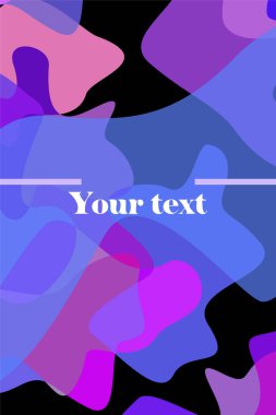 Soyut Akışkan yaratıcı şablon, kart, renk kapağı. Suluboya tasarımı, sıvılar, şekiller. Trendy vektör.