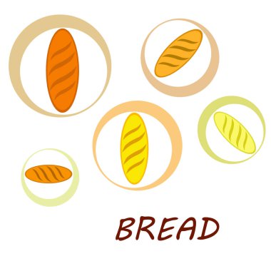 Fırın geçmişi. Çizgi grafikleri. Ekmek koleksiyonu. Ekmek Evi. Üst görünüm illüstrasyonu işleniyor. Vektör illüstrasyonu