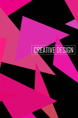 Geometrik soyut poligonal arka plan. Üçgenlerden oluşan origami stilinde desen.