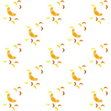 Kruvasan ikonu. Kruvasan-vektör ikonunun düz çizimi. Kruvasan sembolü.