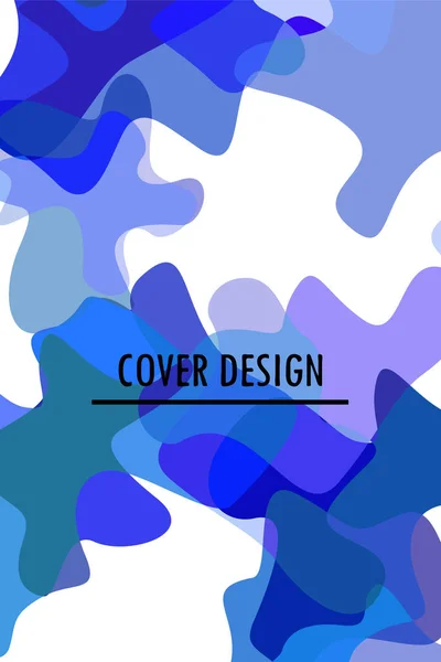 Abstract vloeibare creatieve sjabloon, kaart, kleur cover. Aquarel design, vloeistoffen, vormen. Trendy vector. — Stockvector