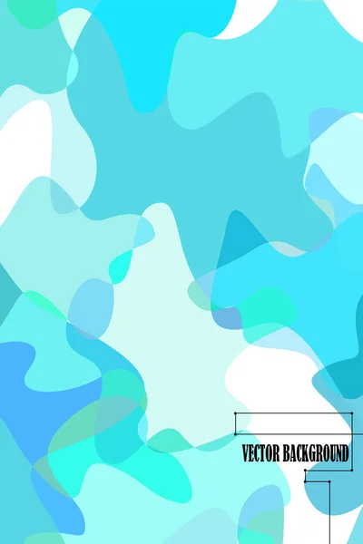 Abstrakte flüssige kreative Vorlage, Karte, farbiger Einband. Aquarelldesign, Flüssigkeiten, Formen. Trendvektor. — Stockvektor