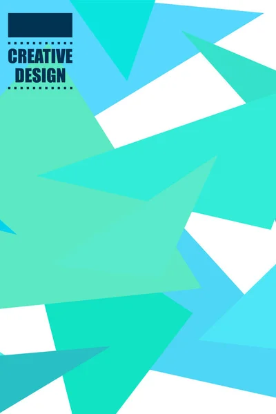 Contexte politique moderne abstrait pour la brochure et les couvertures, fait avec des formes géométriques . — Image vectorielle