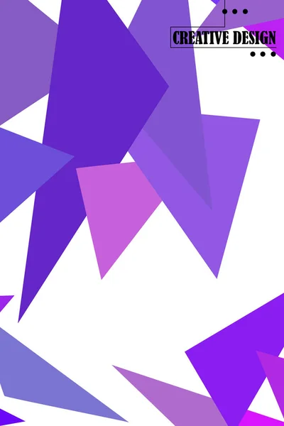 Geometrische abstracte veelhoekige achtergrond. Het patroon in de stijl van origami, die bestaat uit driehoeken. — Stockvector