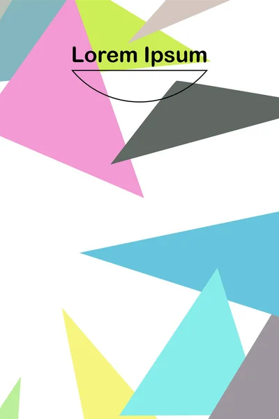 Geometrisk abstrakt månghörnigt bakgrund. Mönstret i stil med origami, som består av trianglar. — Stock vektor