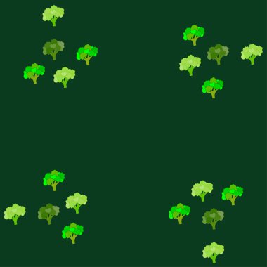 Brokoli, taze sebze. Organik gıda posteri. Çiftçi pazarı tasarımı. Vektör arkaplanı.