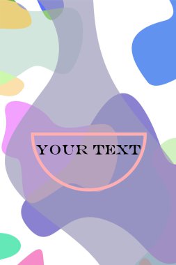 Soyut Akışkan yaratıcı şablon, kart, renk kapağı. Suluboya tasarımı, sıvılar, şekiller. Trendy vektör.