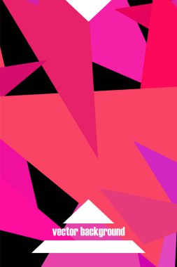 Geometrik soyut poligonal arka plan. Üçgenlerden oluşan origami stilinde desen.