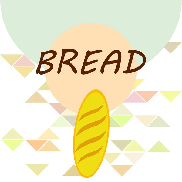 Fondo de panadería. Gráficos. La colección de pan. Casa del Pan. Grabado ilustración vista superior. Ilustración vectorial — Vector de stock