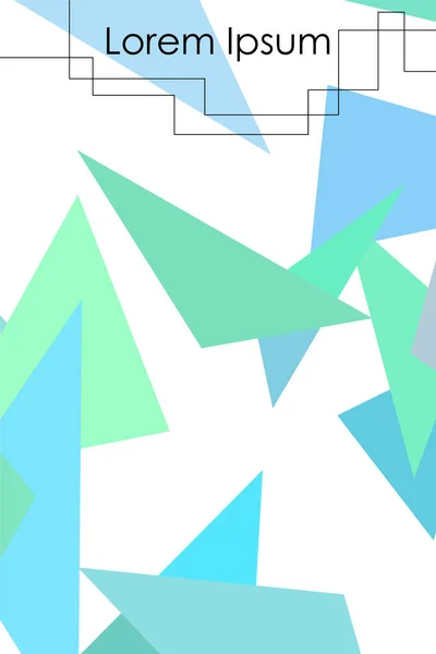 Геометричний абстрактний багатокутний фон. Візерунок в стилі орігамі, який складається з трикутників . — стоковий вектор