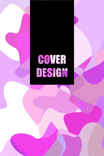 Astratto Fluido modello creativo, carta, copertina a colori. Acquerello design, liquidi, forme. Vettore di tendenza . — Vettoriale Stock