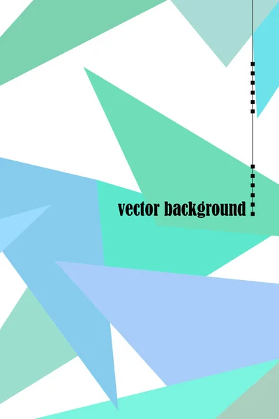 Sfondo poligonale astratto geometrico. Il modello nello stile di origami, che consiste di triangoli . — Vettoriale Stock