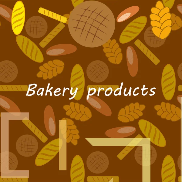 Vector ilustración de Panadería Producto Colección de Alimentos — Archivo Imágenes Vectoriales