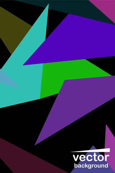 Abstrakti moderni poligonal tausta esite ja kannet, valmistettu geometrisia muotoja . — vektorikuva