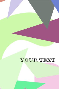 Geometrik şekillerle yapılmış broşür ve kapaklar için soyut modern poligonal arka plan.