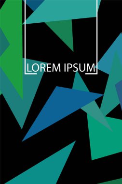 Geometrik soyut poligonal arka plan. Üçgenlerden oluşan origami stilinde desen.