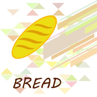 Fırın geçmişi. Çizgi grafikleri. Ekmek koleksiyonu. Ekmek Evi. Üst görünüm illüstrasyonu işleniyor. Vektör illüstrasyonu