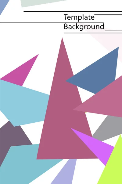 Fundal poligonal abstract geometric. Modelul în stilul origami, care constă din triunghiuri . — Vector de stoc