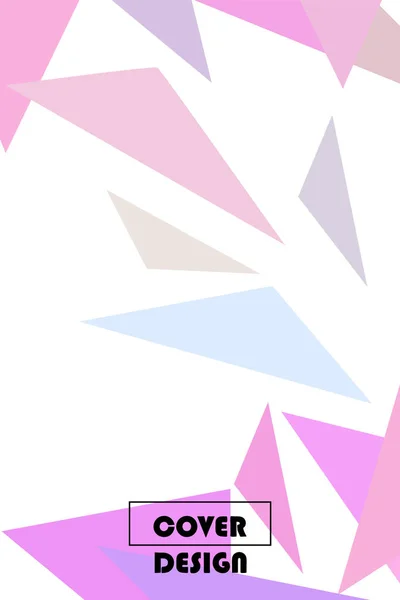 Fundo poligonal abstrato geométrico. O padrão no estilo de origami, que consiste em triângulos . —  Vetores de Stock
