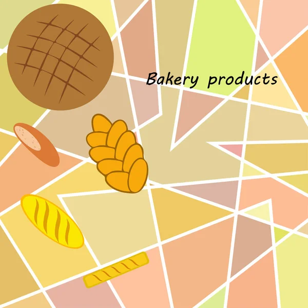 Vector ilustración de Panadería Producto Colección de Alimentos — Archivo Imágenes Vectoriales