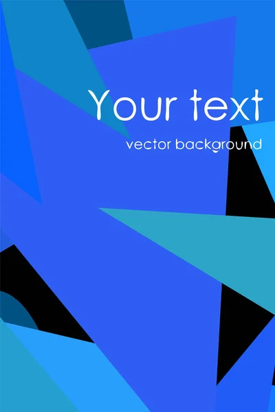 Fond polygonal abstrait géométrique. Le motif dans le style de l'origami, qui se compose de triangles . — Image vectorielle