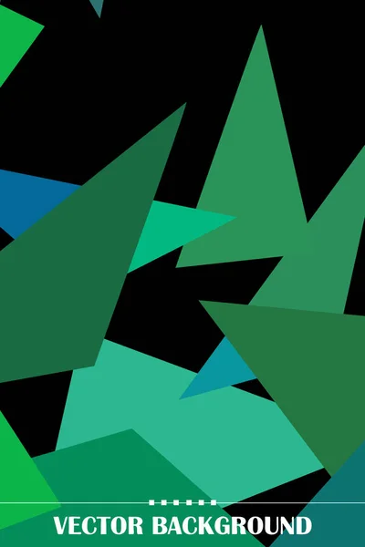Fond polygonal abstrait géométrique. Le motif dans le style de l'origami, qui se compose de triangles . — Image vectorielle