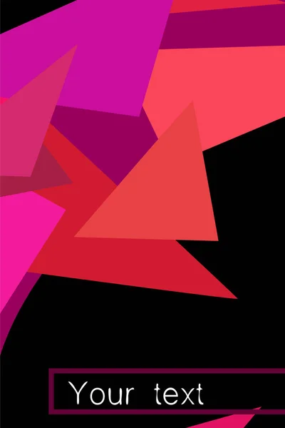 Γεωμετρικό αφηρημένο πολυγωνικό φόντο. Το μοτίβο στο ύφος του οριγκάμι, το οποίο αποτελείται από τρίγωνα. — Διανυσματικό Αρχείο