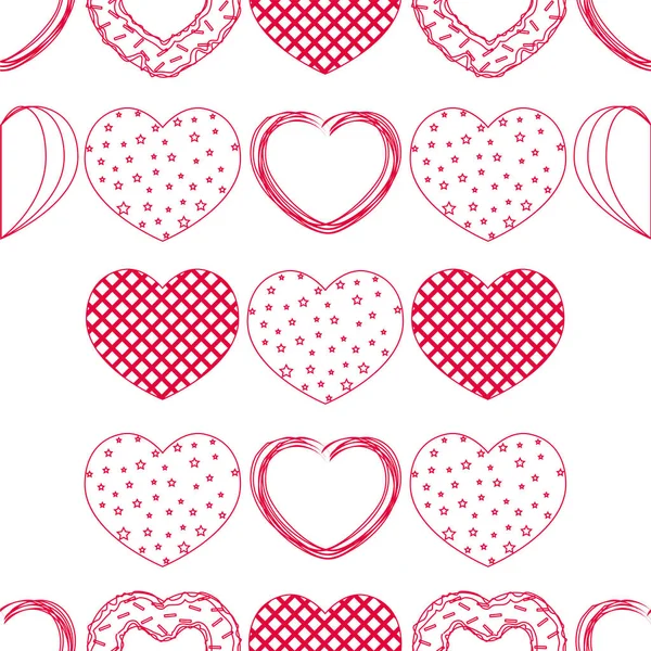 Абстрактный романтический фон с сердцем. Векторный фон ко Дню Святого Валентина . — стоковый вектор