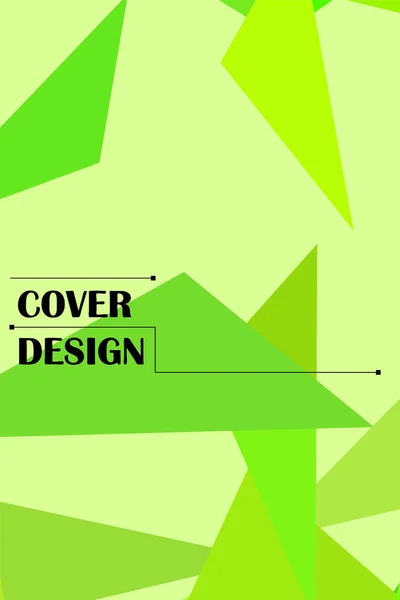 Abstracte moderne poligonale achtergrond voor brochure en covers, gemaakt met geometrische vormen. — Stockvector