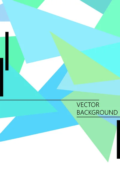 Fondo geométrico abstracto poligonal. El patrón en el estilo de origami, que consiste en triángulos . — Archivo Imágenes Vectoriales