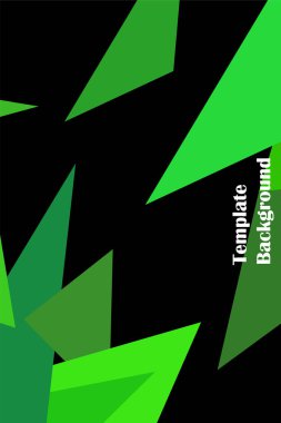 Geometrik şekillerle yapılmış broşür ve kapaklar için soyut modern poligonal arka plan.