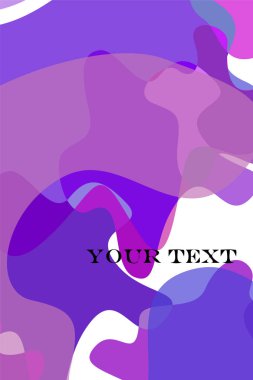 Soyut Akışkan yaratıcı şablon, kart, renk kapağı. Suluboya tasarımı, sıvılar, şekiller. Trendy vektör.