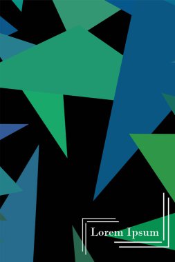 Geometrik soyut poligonal arka plan. Üçgenlerden oluşan origami stilinde desen.