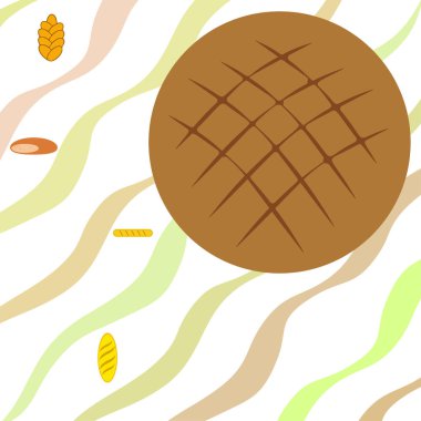 Fırın ürün gıda toplama vektör çizim