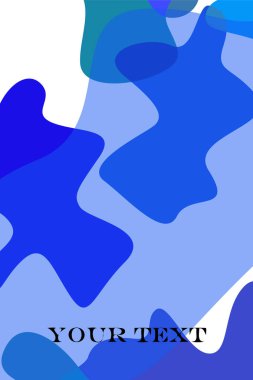 Soyut Akışkan yaratıcı şablon, kart, renk kapağı. Suluboya tasarımı, sıvılar, şekiller. Trendy vektör.