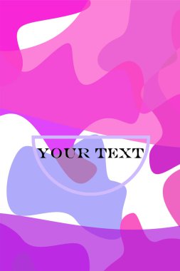 Soyut Akışkan yaratıcı şablon, kart, renk kapağı. Suluboya tasarımı, sıvılar, şekiller. Trendy vektör.