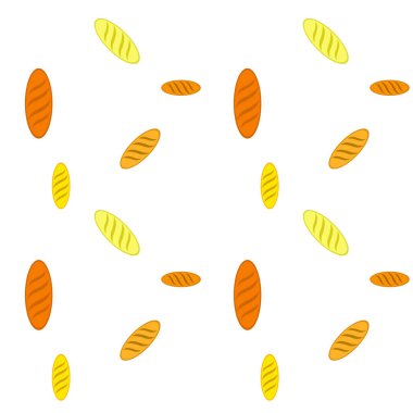 Fırın geçmişi. Çizgi grafikleri. Ekmek koleksiyonu. Ekmek Evi. Üst görünüm illüstrasyonu işleniyor. Vektör illüstrasyonu